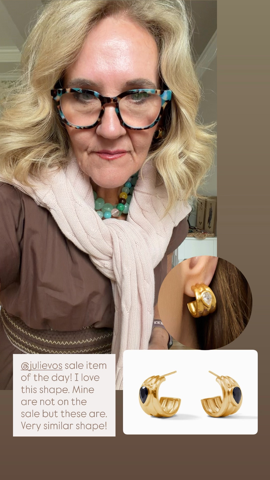 Love these Julie Vos hoops. Great shape!

#LTKSaleAlert #LTKOver40 #LTKootd