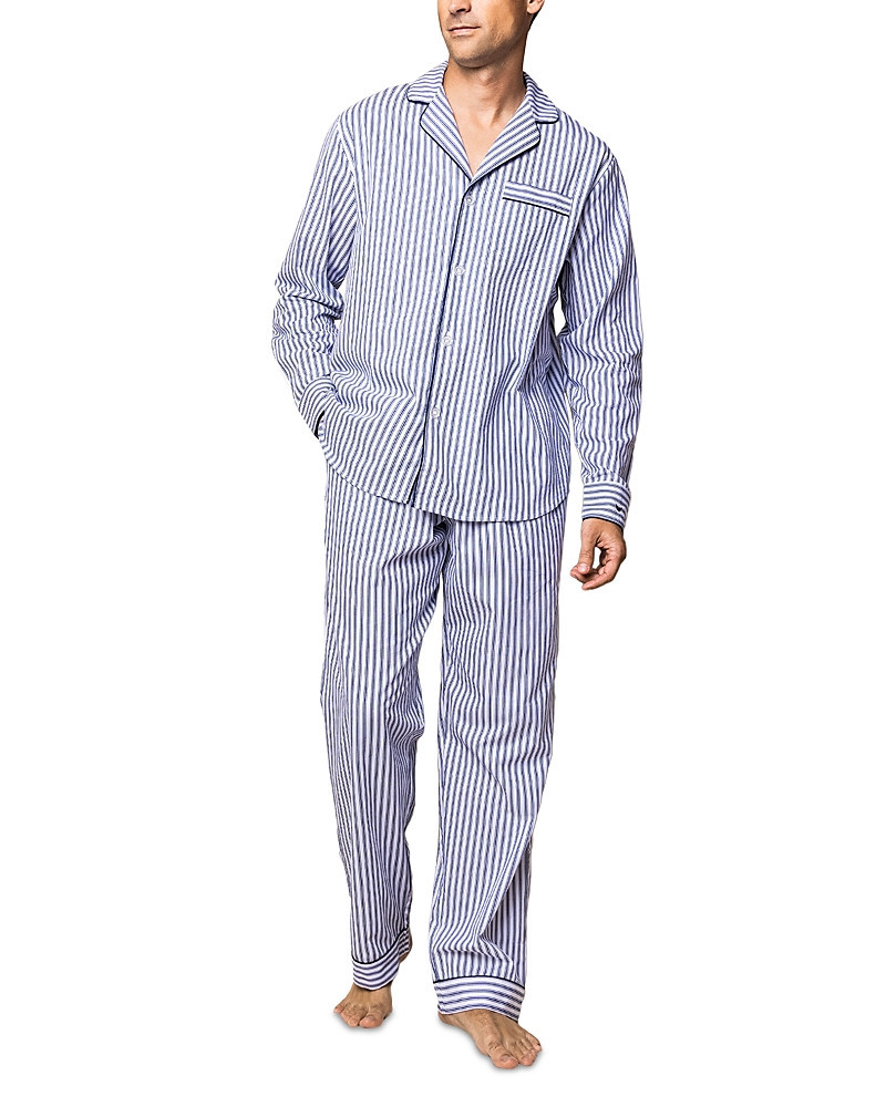 Petite Plume Navy French Ticking Pajama Set | Bloomingdale's (US)