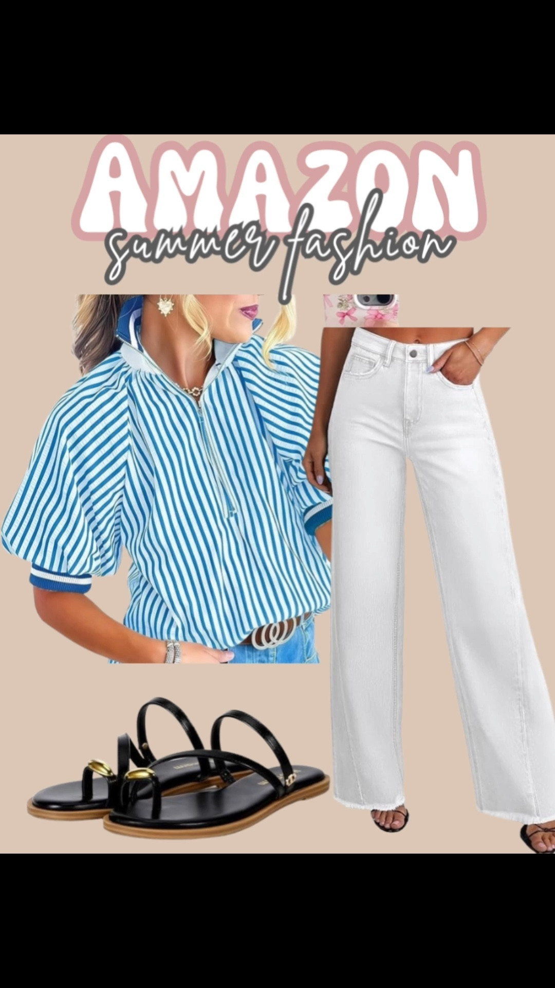 Amazon summer fashion
Summer workwear, Travel outfits, summer outfits, vacation outfits beach, spring outfits 2026, resort wear, resort outfits from amazon, swim cover up, summer matching set, casual outfits for the summer, casual outfits for the spring, Amazon fashion, oversized sunglasses, neutral tops, halter tank top, sandals, beach, pool, beach outfits, ootd, vacation, vacation wear, cruise outfits, cream
#vacationwear #amazon #amazonfinds #traveloutfits #vacationoutfitsbeach

#LTKootd #LTKWorkwear #LTKmomlife