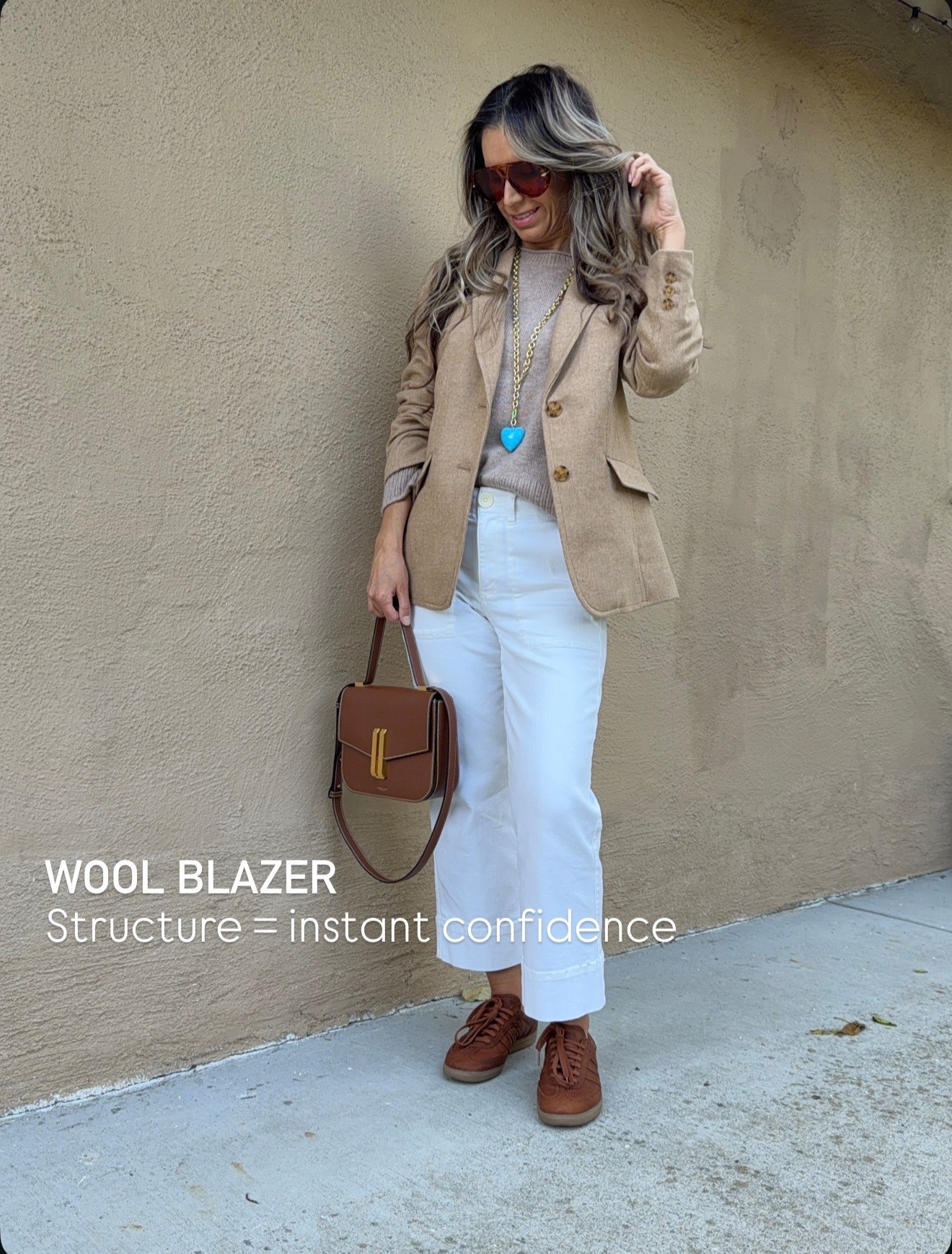 Camel blazer sz 8 - I sized up teo size
I’m 5’5” 122 lbs 

Cashmere sweater sz S



#LTKMidsize #LTKSeasonal #LTKSaleAlert