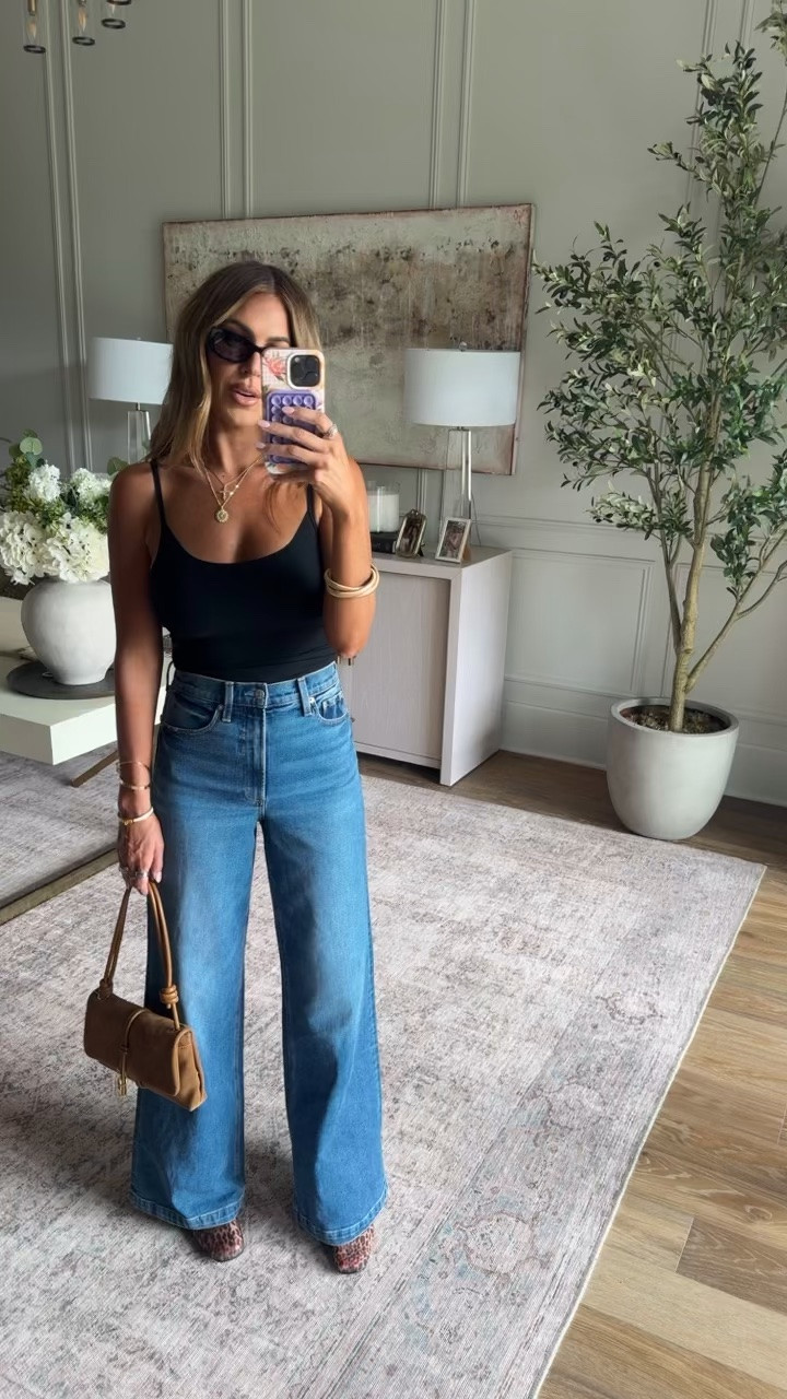 Viral denim is worth it! Styling with some of my favorite pieces from the sale. #NSALE