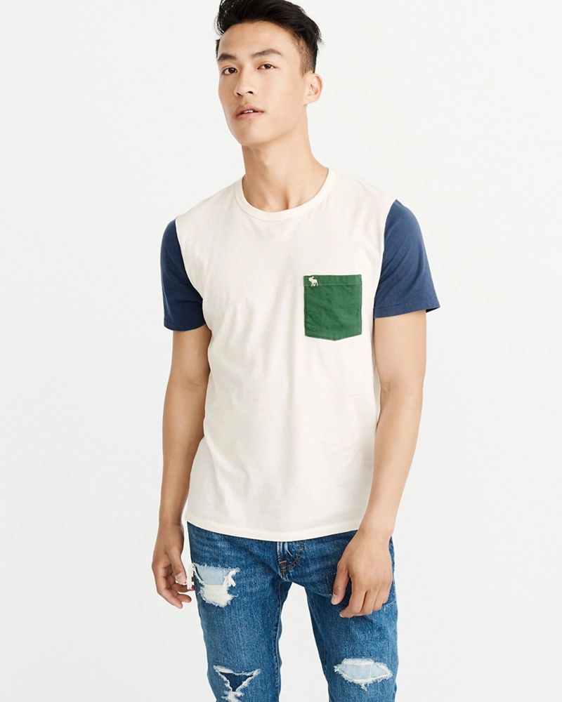 Colorblock Tee | Abercrombie & Fitch US & UK