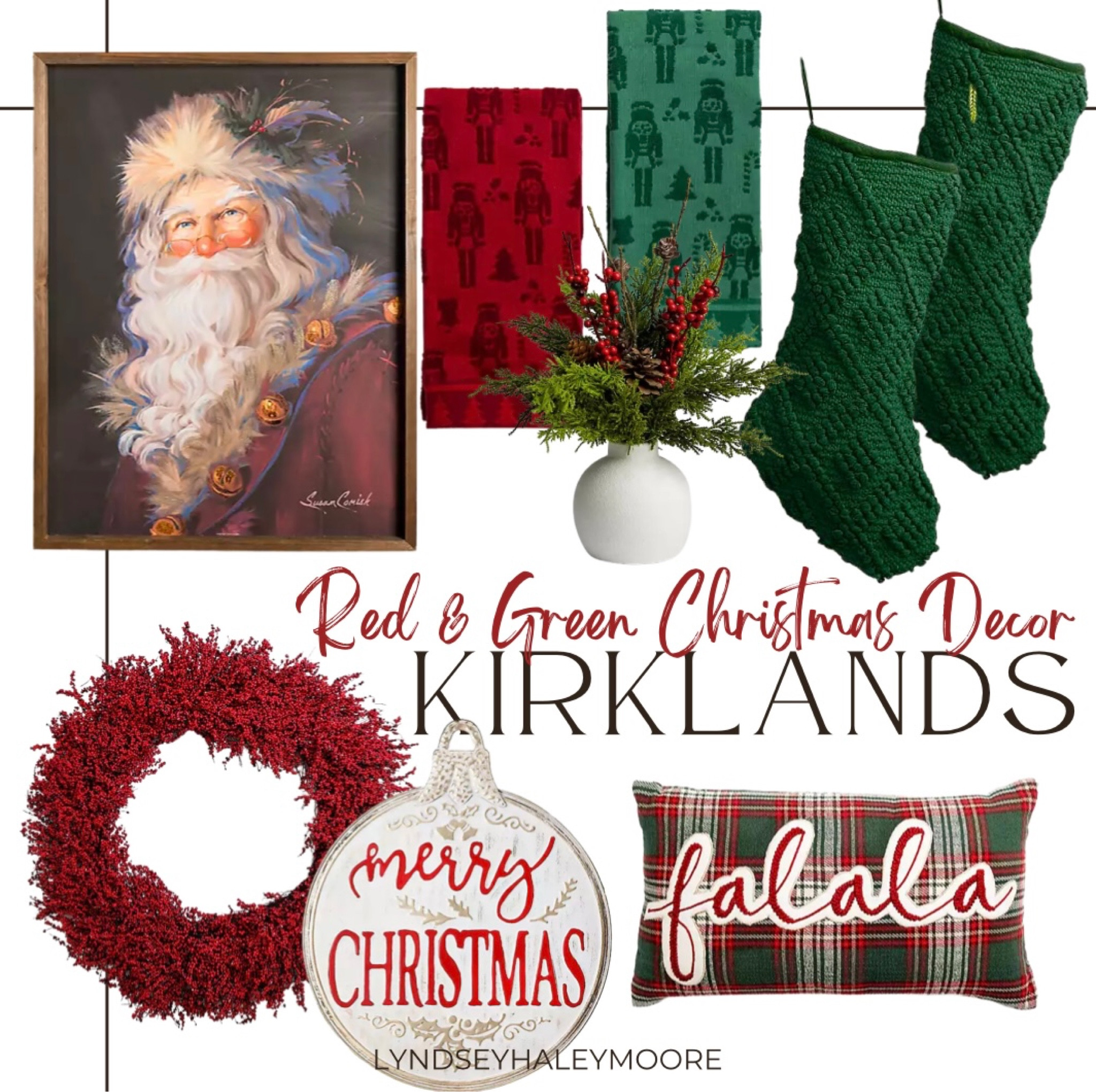 Red + Green Christmas Home Decor with Kirklands 

#LTKhome #LTKHoliday #LTKHolidaySale