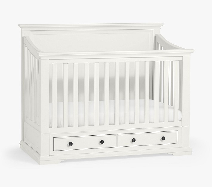 Larkin 4-in-1 Convertible Storage Crib | Pottery Barn Kids