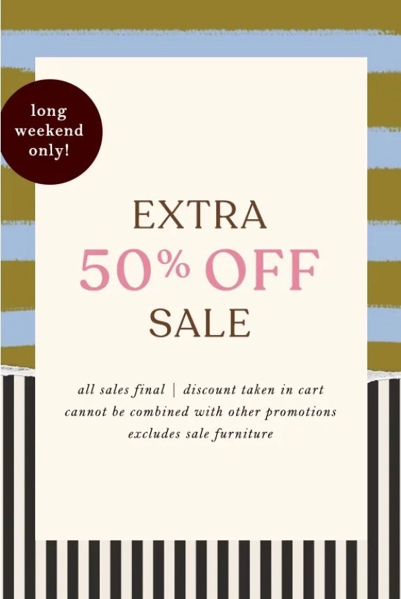 This long weekend equals some really good sales! 

Anthropologie has an additional 50% off the sale pieces, which means you get an additional 50% off the sale prices! I am sharing some of my faves from this sale! 

#LTKFindsUnder100 #LTKMidsize #LTKSaleAlert