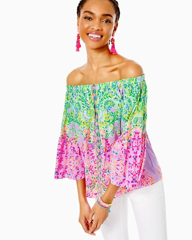 Nevie Off-The-Shoulder Top | Lilly Pulitzer | Lilly Pulitzer