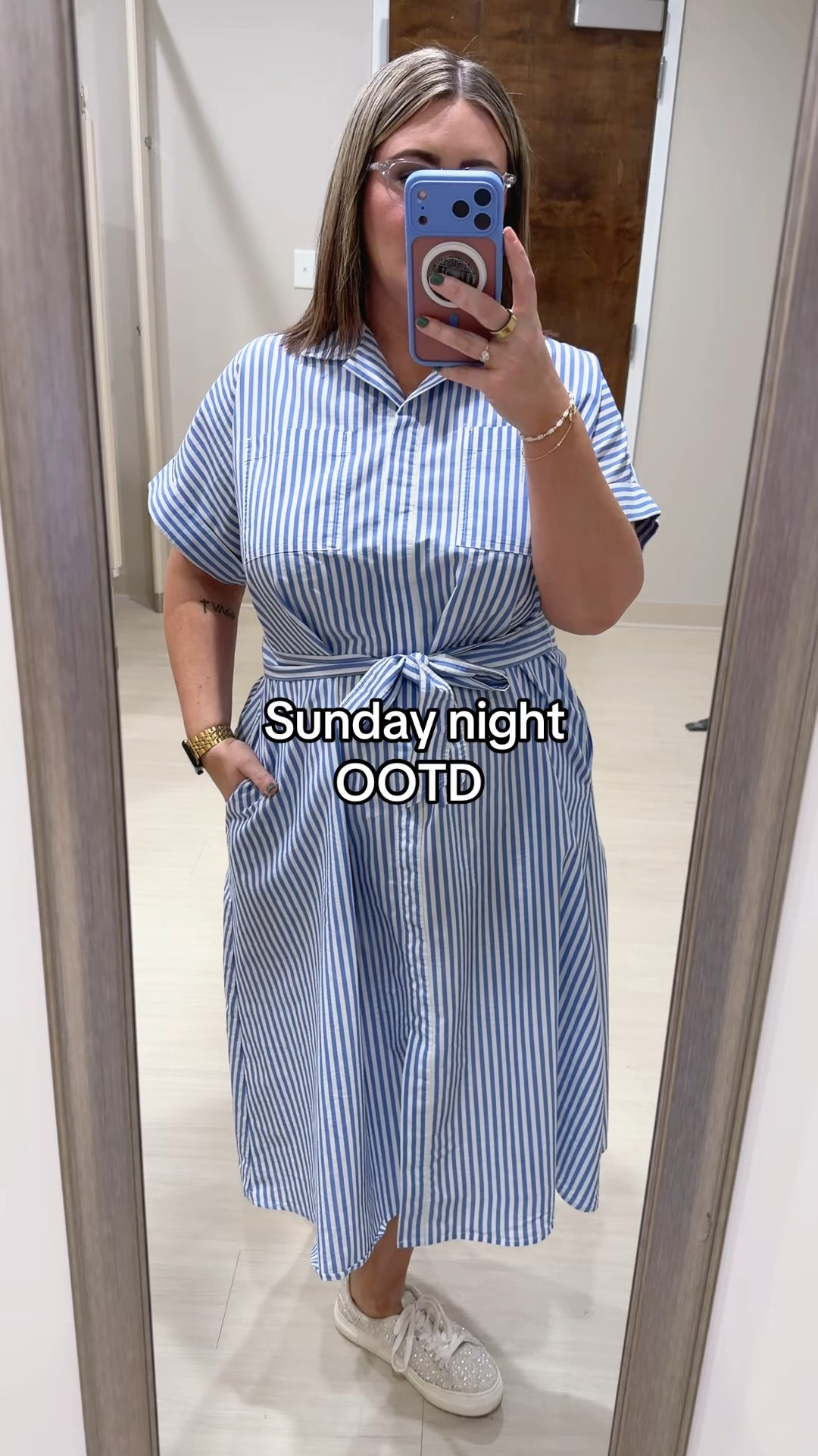 Sunday night OOTD because I forgot to video my OOTD for Sunday morning 😂😂😂 #churchootd #sundayootd #ootd #churchtiktok #dresses 

#LTKMidsize #LTKootd #LTKvlog