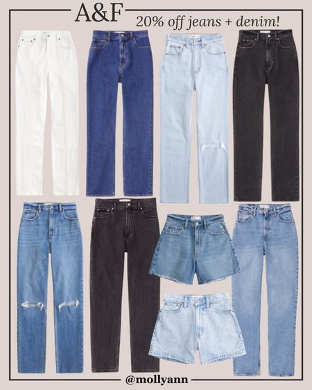 Abercrombie and Fitch 20% off almost everything including jeans and denim shorts!

#LTKfindsunder100 #LTKfindsunder50 #LTKsalealert