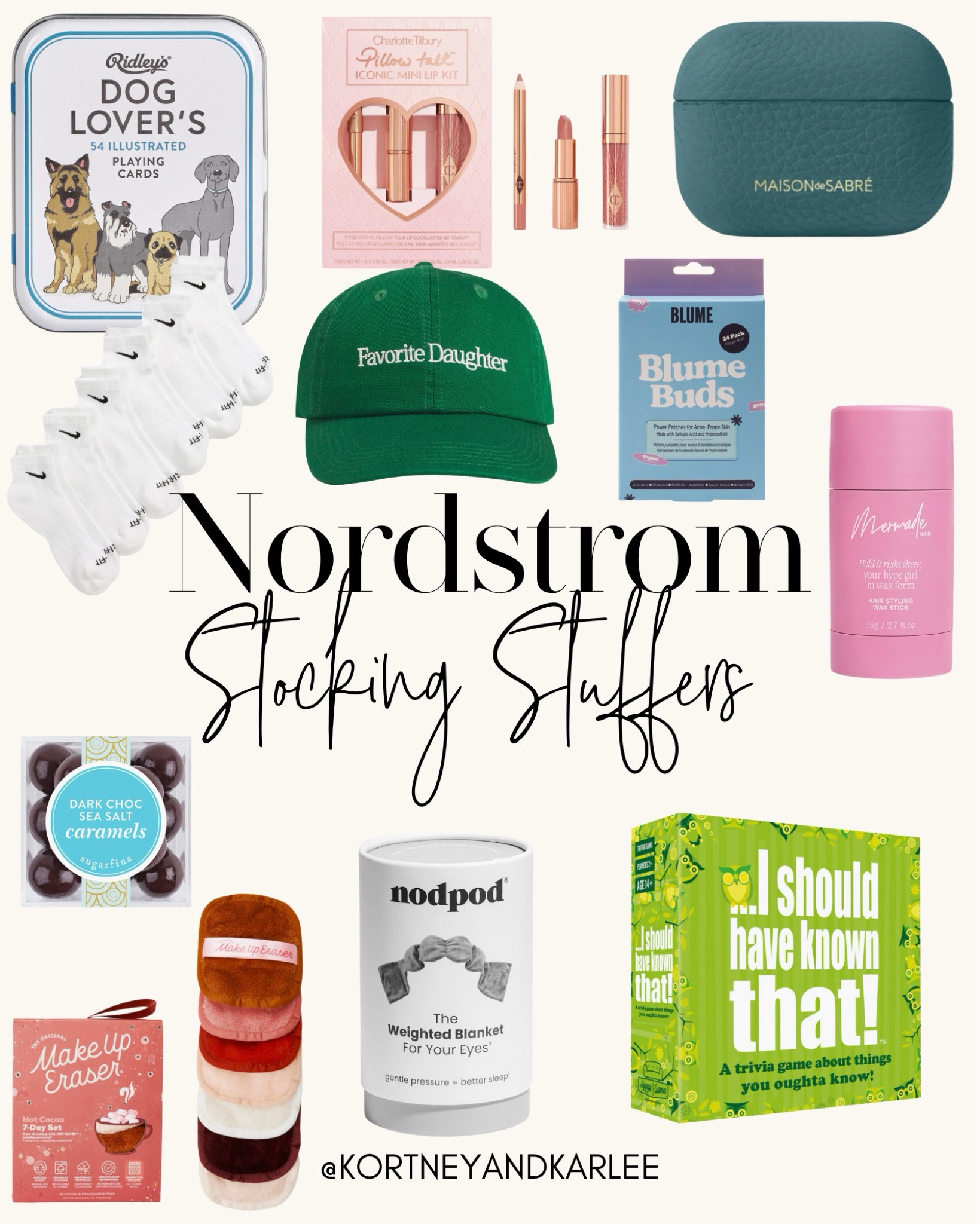 Nordstrom Stocking Stuffers!

Kortney and Karlee | #kortneyandkarlee 

#LTKfindsunder50 #LTKfindsunder100 #LTKstyletip