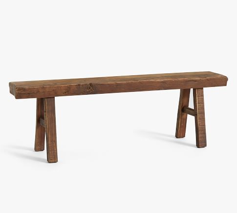 Rustic Reclaimed Wood Bench | Pottery Barn (US)