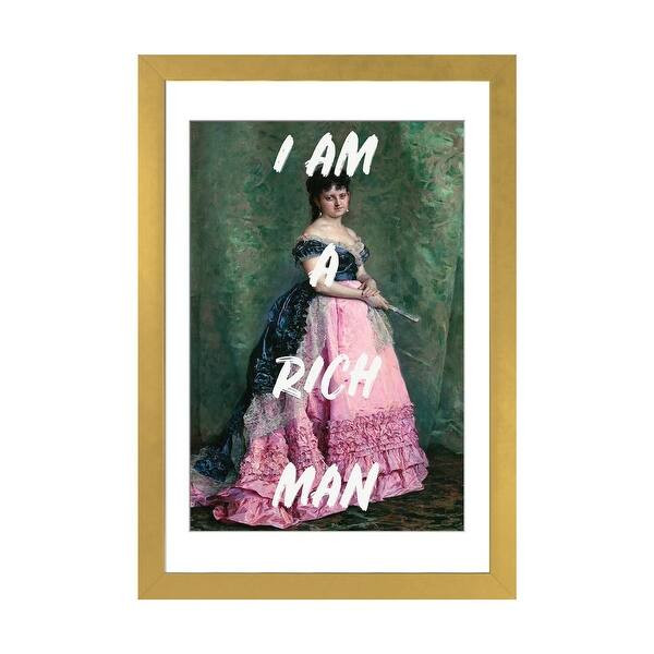 iCanvas "I Am A Rich Man VI" by Grace Digital Art Co - Bed Bath & Beyond - 37415898 | Bed Bath & Beyond