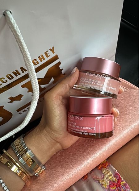 Loving the new Clarins multi active line! The night cream has niacinamide and sea holly extract and leaves my skin so hydrated without feeling heavy! The day cream contains the same active ingredients along with glow boosting ingredients & lays really nicely on the skin under makeup! Linking them here  

#LTKover40 #LTKbeauty