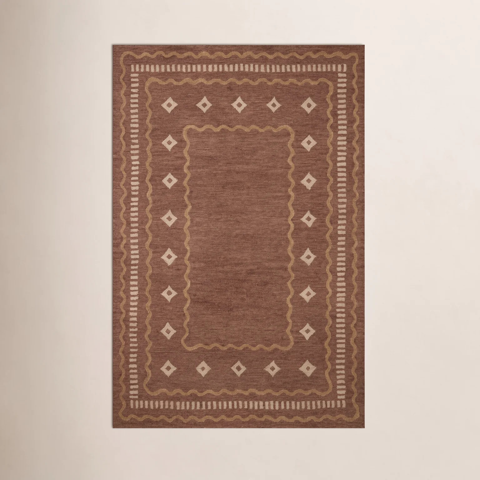 Chris Loves Julia x Loloi Alfie Clay Spice Rug | Birch Lane