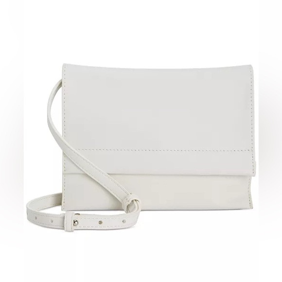 [giani bernini] nappa flap leather crossbody bag white | Poshmark