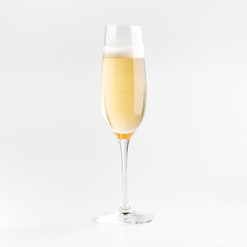 Aspen Champagne Glass Flute + Reviews | Crate & Barrel | Crate & Barrel
