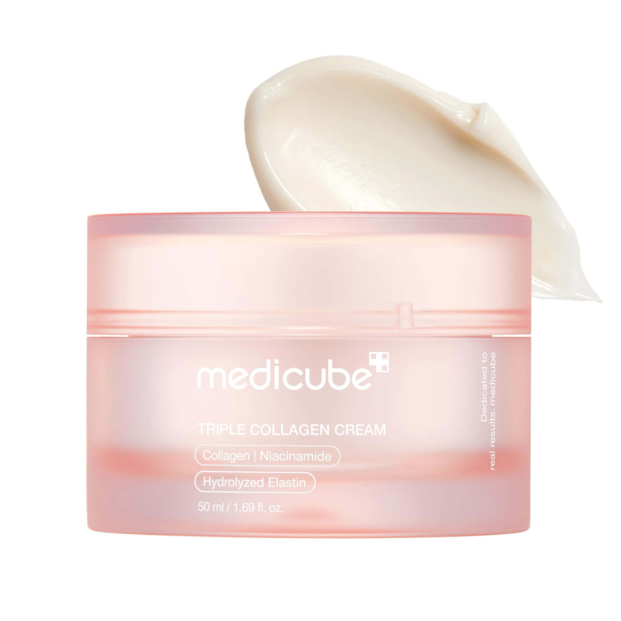medicube Triple Collagen Cream - Hydrating & Firming Moisturizer with Hyaluronic Acid, Premium El... | Amazon (US)