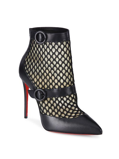 Boteboot Leather & Mesh Booties | Saks Fifth Avenue