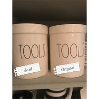 Rae Dunn Canister TOOLS decal | Etsy (US)