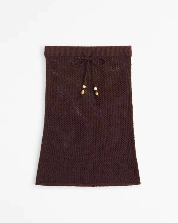 Crochet-Style Pencil Skirt Coverup | Abercrombie & Fitch (US)