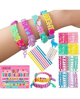 Dupamind Art & Craft Kits for Kids, DIY Friendship Bracelet Making Kit for Girls, Jewelry Making ... | Amazon (US)