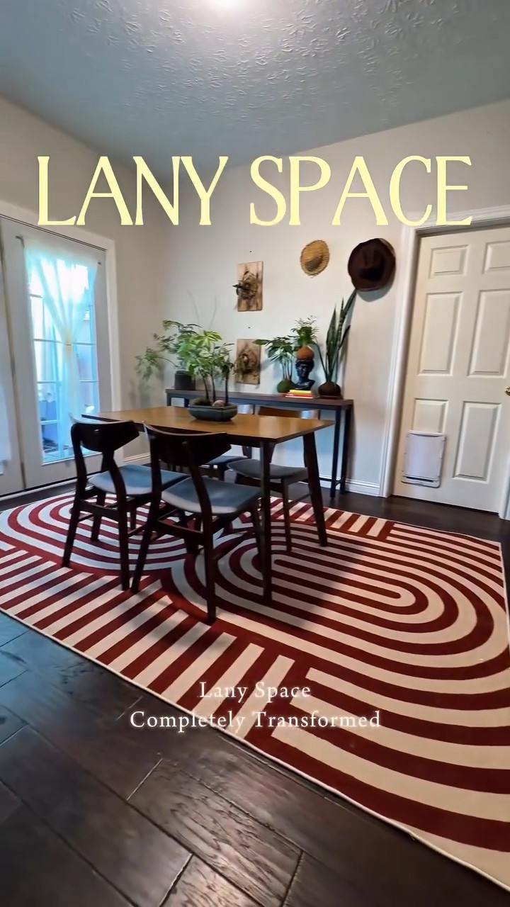 It’s amazing how one addition can make an entire space finally feel complete. This rug from @lany_space was the best decision ever🤎🌿

If you want to add a dash of color and drama to your space
Comment RUG and I’ll send you the link. ✨

[Lany Space rug, dining room rug, area rug, boho home decor, earthy interiors, dining room decor, cozy home, biophilic design, plant filled home, interior styling, home transformation, rug inspiration]