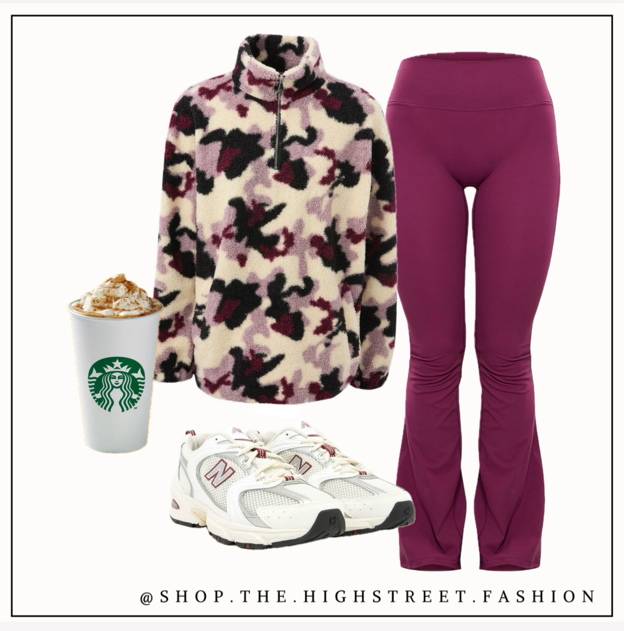Autumn, camo print, fleece, teddy jacket, new balance, burgundy, fashion inspo, ootd 

#FashionMonth #LTKstyletip #LTKautumn