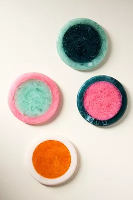 Susana Resin Coasters, Set of 4 | Anthropologie (US)