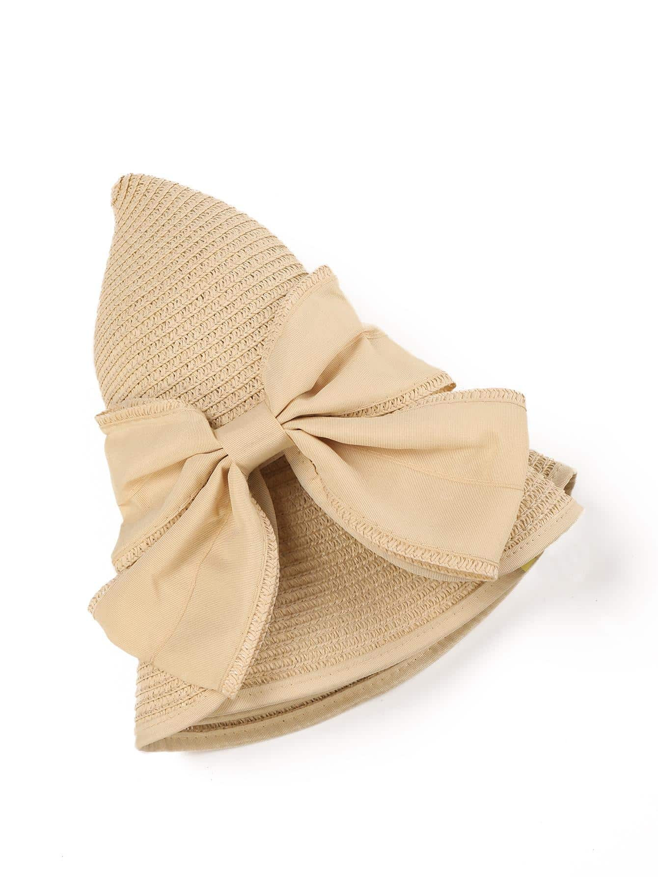 Bow Decor Straw Hat | SHEIN
