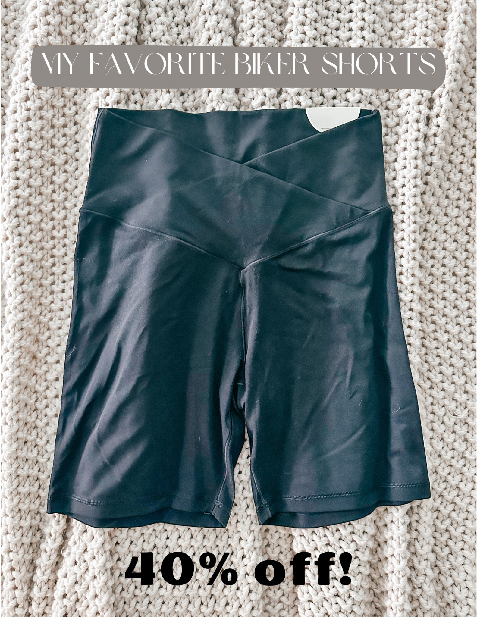 My favorite biker shorts are 40% off! I get the 7in inseam in an XL. I love the crossover waist, it’s not too tight on the belly! 

#LTKSaleAlert #LTKMidsize #LTKActive
