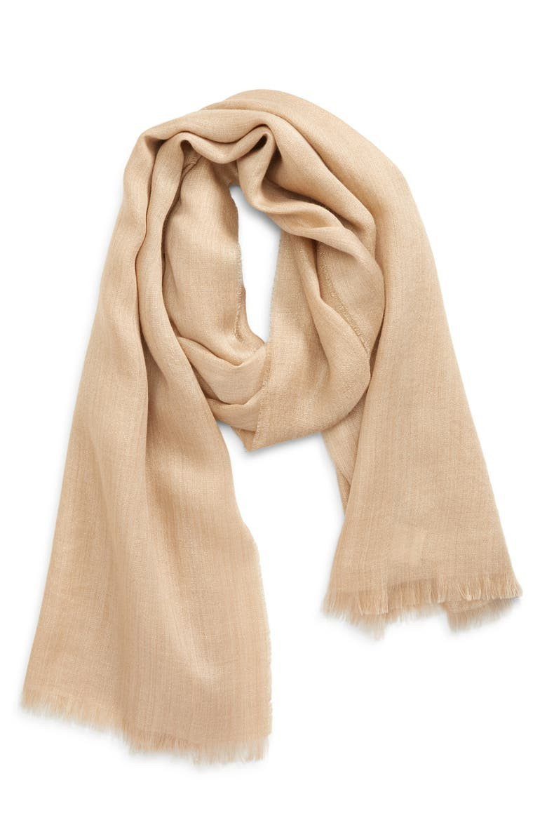 Max Mara Malanca Metallic Alpaca Blend Scarf | Nordstrom | Nordstrom