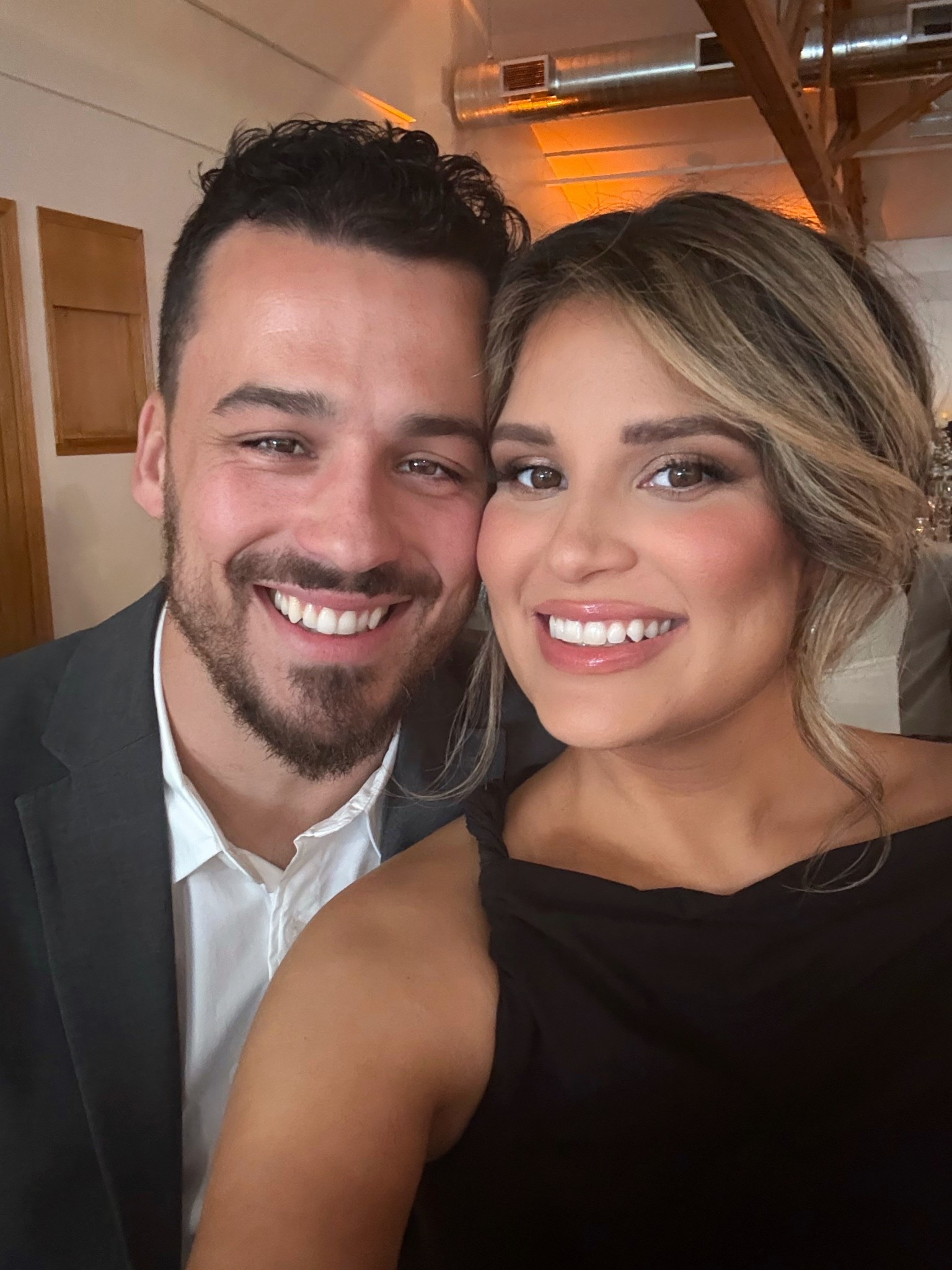 Soft glam wedding guest make up