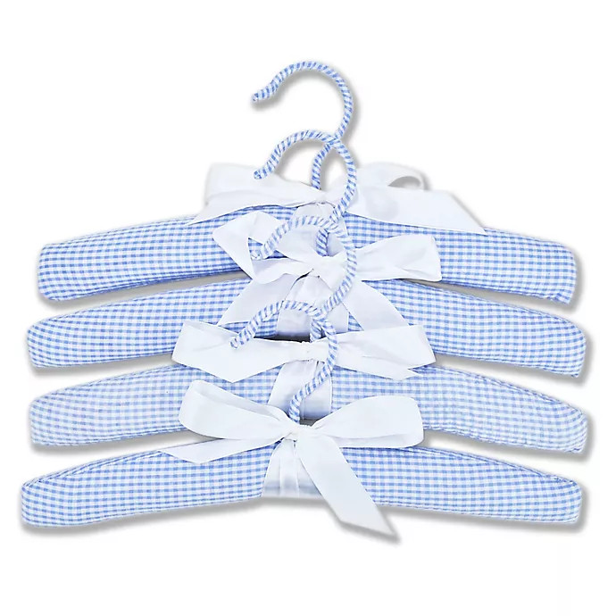 Trend Lab® 4-Pack Children's Hangers in Blue | buybuy BABY