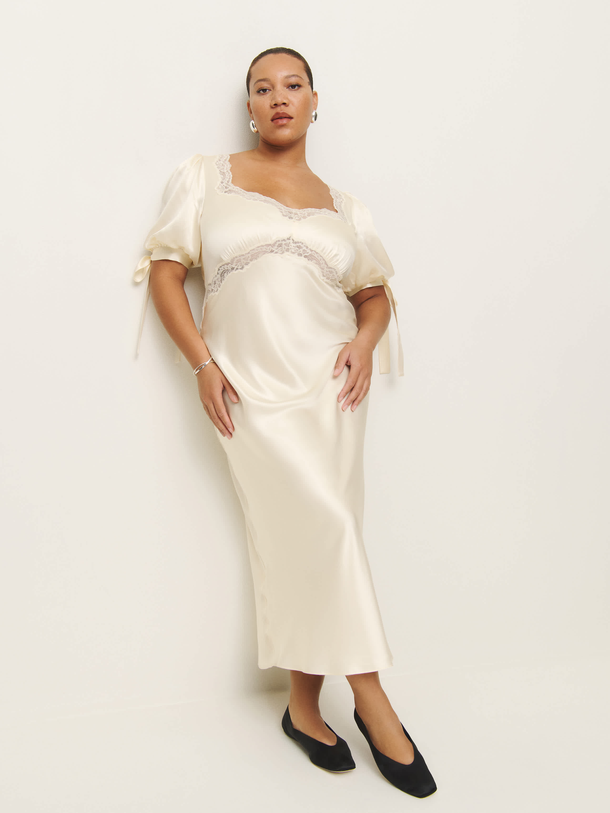 Stella Silk Dress Es | Reformation (Global)