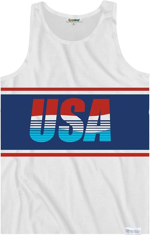 Tipsy Elves USA Tank Top for Men - Funny Patriotic American Men’s Tank Top Shirts for 4th of Ju... | Amazon (US)