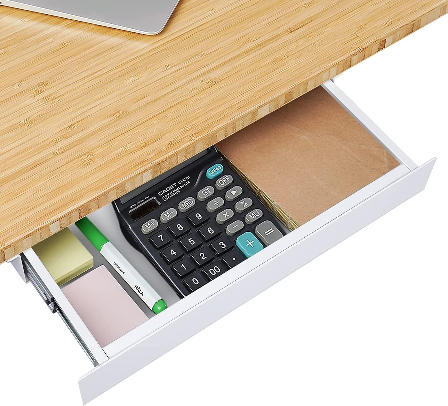 FlexiSpot Under Desk Pull-Out Drawer Standing Desk Storage Organizer, Sliding Security Workstatio... | Amazon (US)