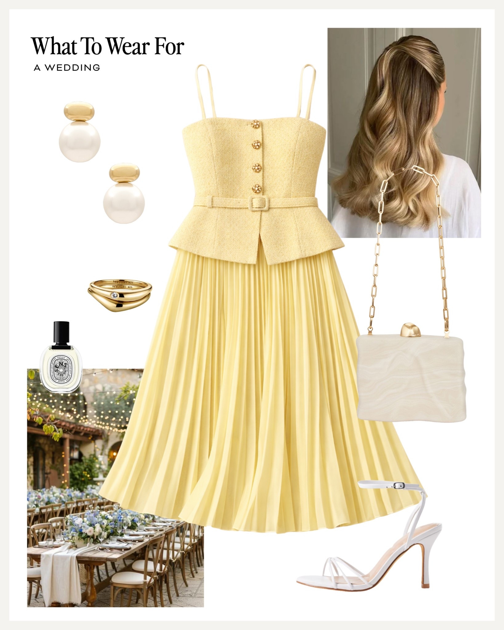 Wedding guest outfit inspo 💛 

#LTKwedding #LTKdresses #LTKspring