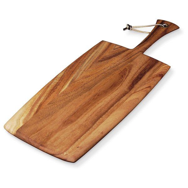 Ironwood Gourmet Brown Acacia Wood Large Rectangular Paddle Board | Bed Bath & Beyond