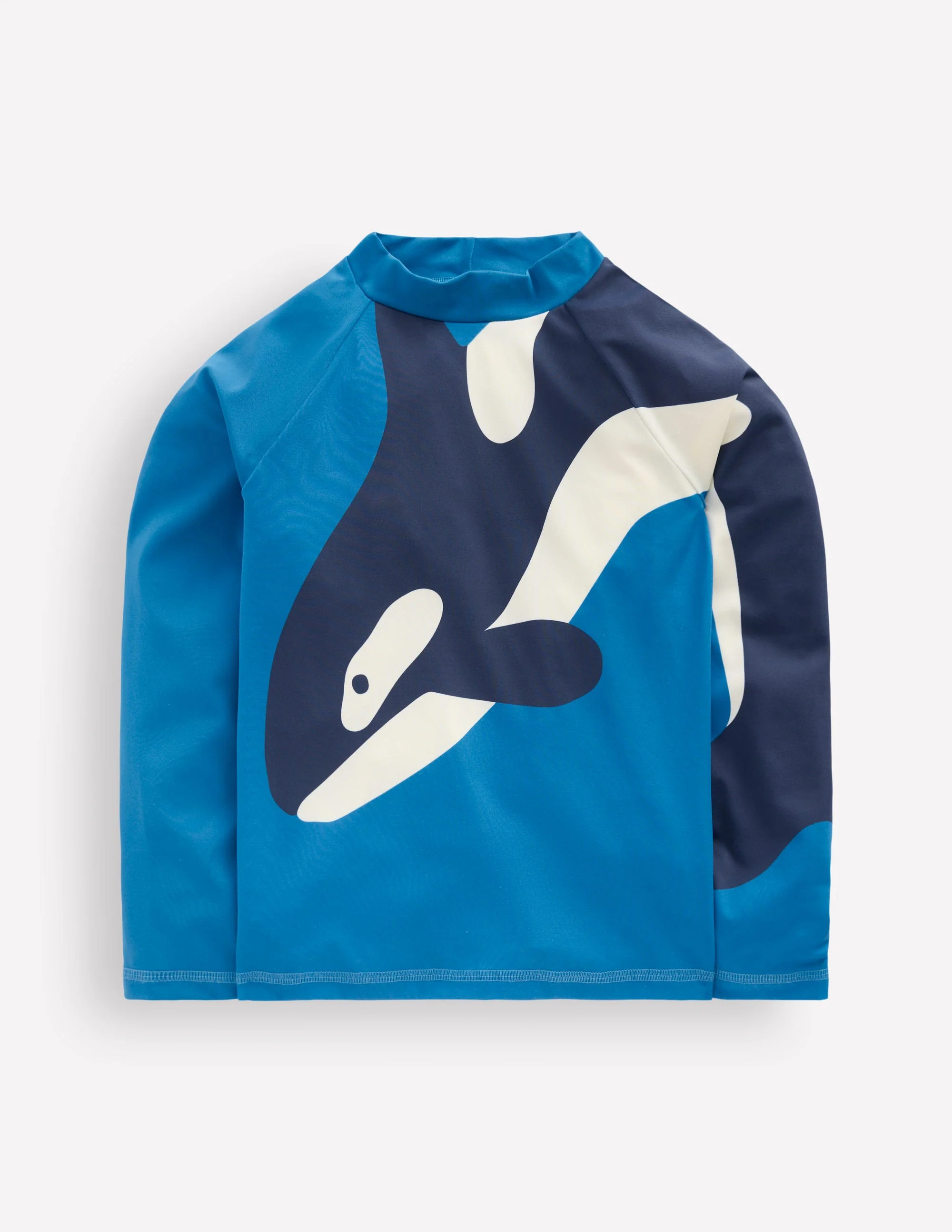 Boden Boys Sun Safe Fun Rash Vest in Blue | Size 4-5 Years | Boden (US)