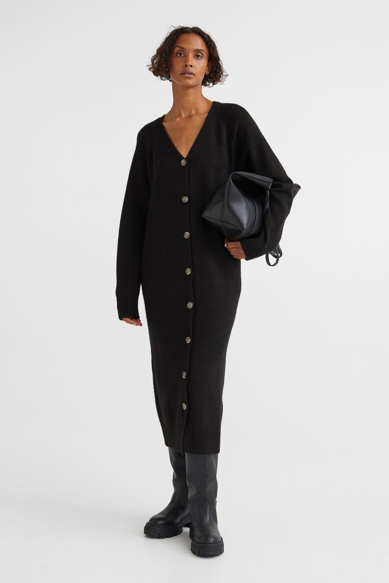 Fine-knit Cardigan Dress | H&M (US + CA)