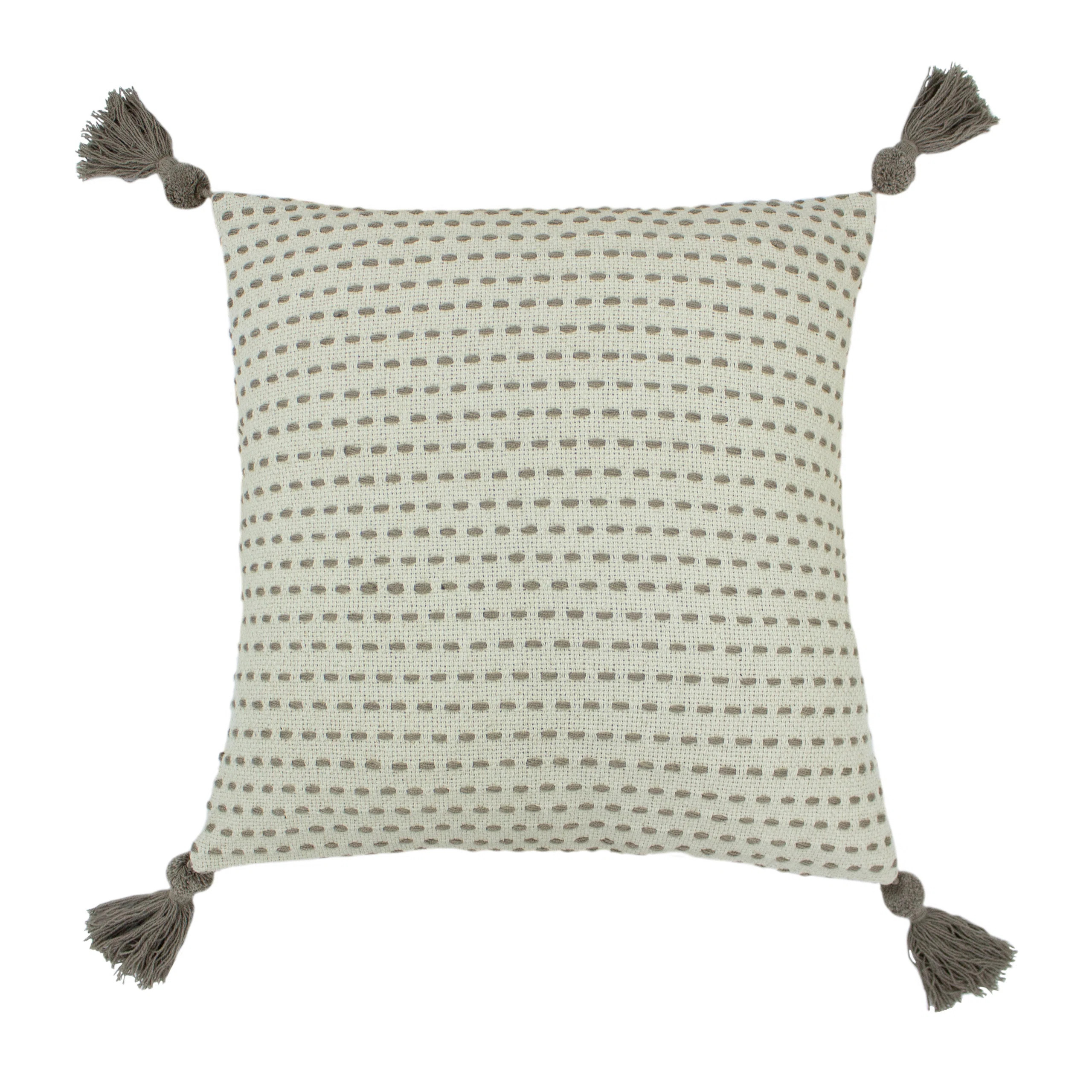 Ezra Striped Square Throw Pillow Cover | Wayfair UK