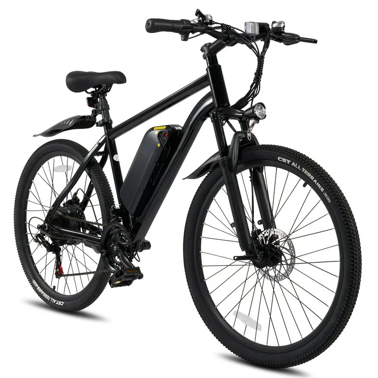 Electric Bike for Adults, 26" Electric Mountain Bike with Front Suspension, 20MPH Electric Bicycl... | Walmart (US)