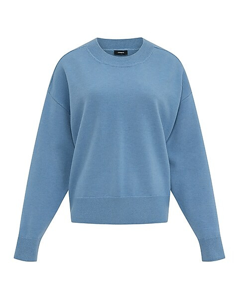 Airy Soft Oversized Relaxed Crew Neck Sweater | Express
