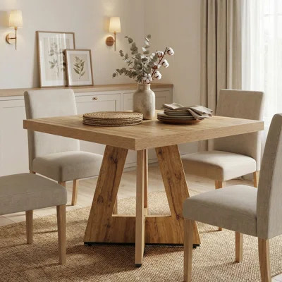 Square Wood Dining Table | Wayfair North America