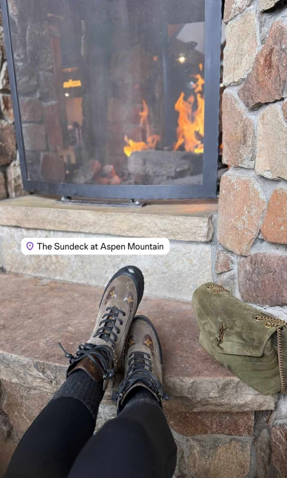 Calling this ...Fireside Bougie. 

 #LTKTravel #LTKShoeCrush #LTKItBag