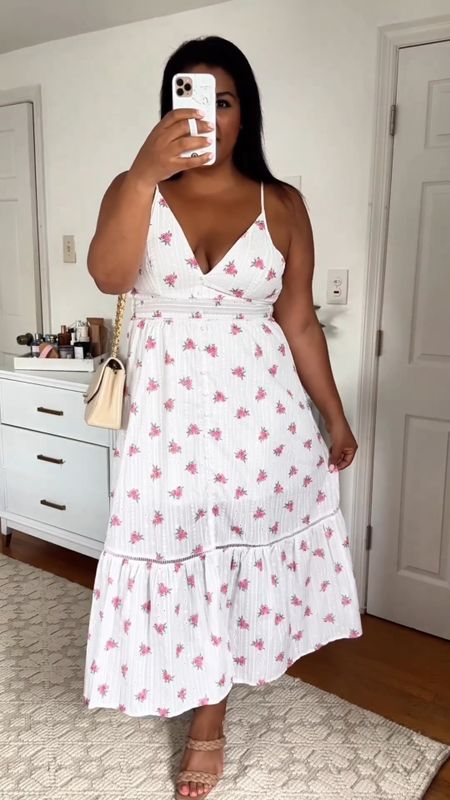 The best summer dress from amazon! Wearing a size XL! This dress gives off major love shack fancy vibes. Such great quality and so affordable. 

#LTKunder50 #LTKsalealert #LTKSeasonal