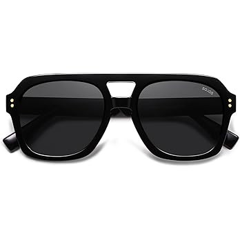SOJOS Retro Polarized Aviator Sunglasses Womens Mens SJ2385 | Amazon (US)