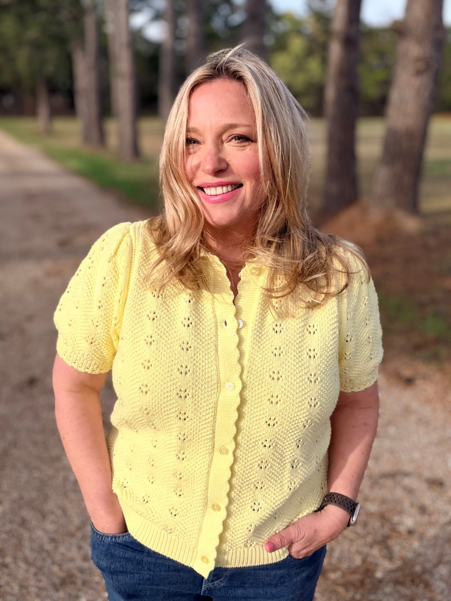 Love this spring ready sweater! I’m 5ft 0in, size 10, wearing a large. @walmart 

#LTKPetite #LTKOver40 #LTKmomlife