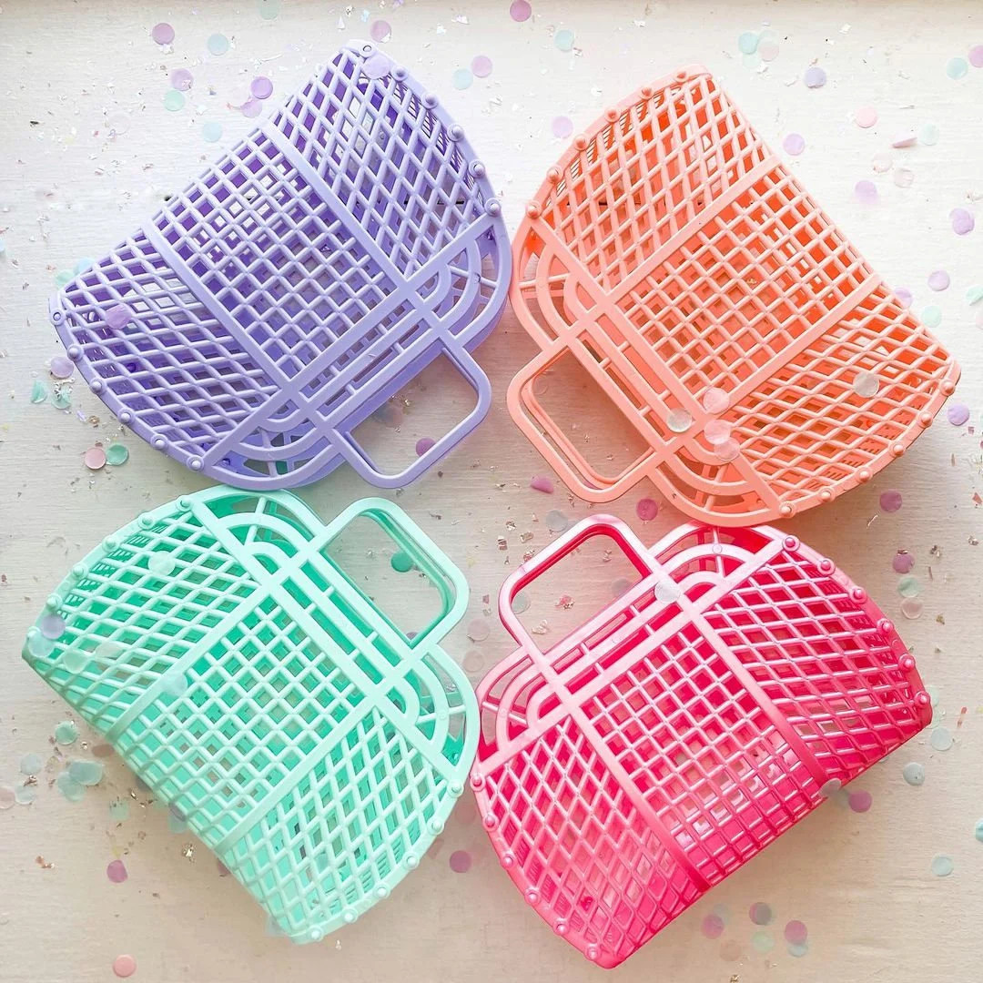 NEW Vintage Retro 9 1980's JELLY Plastic Purse made in the USA - Etsy | Etsy (US)