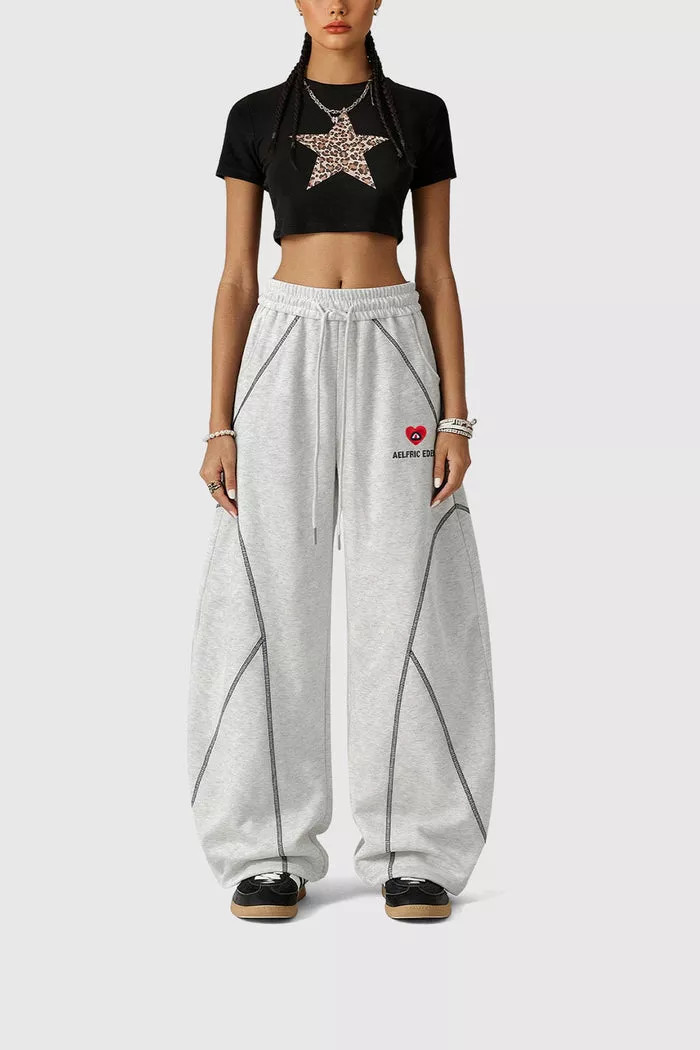 Aelfric Eden Stitch Baggy Barrel Sweatpants | Urban Outfitters (US and RoW)