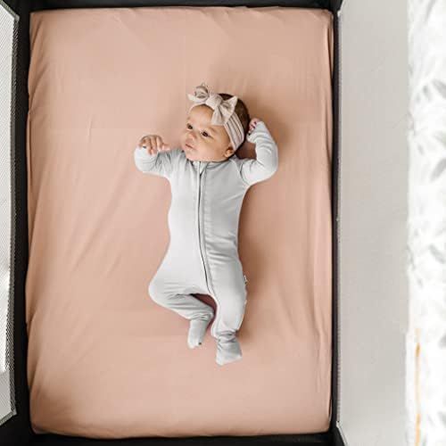 Natemia Fitted Pack and Play Sheet - 100% Organic Cotton - for Standard Size Playard, Pack n Pla... | Amazon (US)
